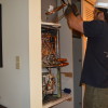 UGI HVAC technician installing supply lines to a new gas heating unit