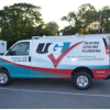 Repair van with UGI branding parking in parking lot