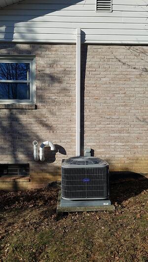 Outdoor condenser for ductless panel system in Lancaster PA