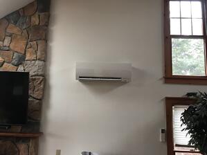 Zoned heating improves climate control and reduces energy bills in a Tannersville, PA A-frame home